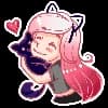 Эмодзи из набора Erika by @premium_emojis для Телеграм: Статические 😻