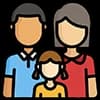 Эмодзи из набора @vokod34 для Телеграм: Статические 👨👩👧