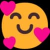 Эмодзи из набора Windows 11 Smileys для Телеграм: Статические 🥰