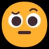 Эмодзи из набора Windows 11 Smileys для Телеграм: Статические 🤨