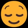 Эмодзи из набора Windows 11 Smileys для Телеграм: Статические 😌