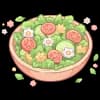 Эмодзи из набора жду лето @cute_enot_art для Телеграм: Статические 🥗