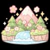 Эмодзи из набора жду лето @cute_enot_art для Телеграм: Статические 🏞
