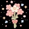 Эмодзи из набора жду лето @cute_enot_art для Телеграм: Статические 🌸