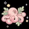 Эмодзи из набора жду лето @cute_enot_art для Телеграм: Статические 🐙