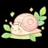 Эмодзи из набора жду лето @cute_enot_art для Телеграм: Статические 🐌