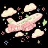 Эмодзи из набора жду лето @cute_enot_art для Телеграм: Статические ✈️