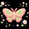 Эмодзи из набора жду лето @cute_enot_art для Телеграм: Статические 🦋
