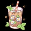 Эмодзи из набора жду лето @cute_enot_art для Телеграм: Статические 🍹