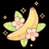 Эмодзи из набора жду лето @cute_enot_art для Телеграм: Статические 🍌