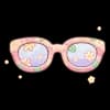 Эмодзи из набора жду лето @cute_enot_art для Телеграм: Статические 🕶
