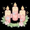 Эмодзи из набора жду лето @cute_enot_art для Телеграм: Статические 🕯
