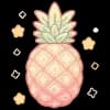Эмодзи из набора жду лето @cute_enot_art для Телеграм: Статические 🍍