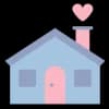 Эмодзи из набора @wanovaaa раскрой свою женскую природу для Телеграм: Статические 🏠