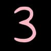 Эмодзи из набора @wanovaaa раскрой свою женскую природу для Телеграм: Статические 3⃣