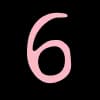 Эмодзи из набора @wanovaaa раскрой свою женскую природу для Телеграм: Статические 6⃣