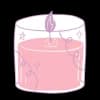 Эмодзи из набора @wanovaaa раскрой свою женскую природу для Телеграм: Статические 🕯