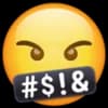 Эмодзи из набора Whatsapp Emojis для Телеграм: Статические 🤬