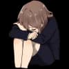 Эмодзи из набора Драма-тян @Nyasticks для Телеграм: Статические 😞