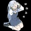 Эмодзи из набора Женственная линия @stickroom для Телеграм: Статические 😭