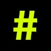 Эмодзи из набора Acid Font @TPEmoji для Телеграм: Статические #️⃣