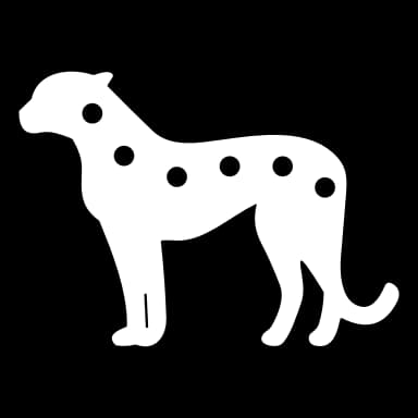 Эмодзи из набора Animals Adaptive (@NDFoundry's import) для Телеграм: Анимированные 🐆