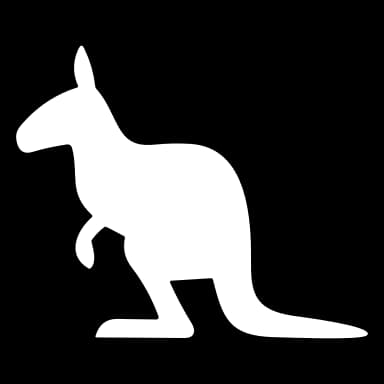 Эмодзи из набора Animals Adaptive (@NDFoundry's import) для Телеграм: Анимированные 🦘