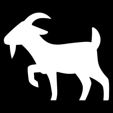 Эмодзи из набора Animals Adaptive (@NDFoundry's import) для Телеграм: Анимированные 🐐