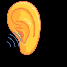 Эмодзи из набора Animated Emoji для Телеграм: Анимированные 👂