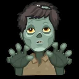 Эмодзи из набора Animated Emoji для Телеграм: Анимированные 🧟♂️