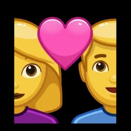 Эмодзи из набора Animated Emoji для Телеграм: Анимированные 👩❤️👨