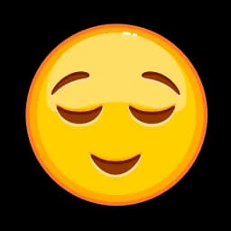 Эмодзи из набора Animated Emoji для Телеграм: Анимированные 😌