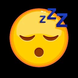 Эмодзи из набора Animated Emoji для Телеграм: Анимированные 😴