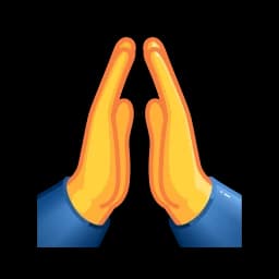 Эмодзи из набора Animated Emoji для Телеграм: Анимированные 🙏