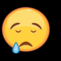 Эмодзи из набора Animated Emoji для Телеграм: Анимированные 😢