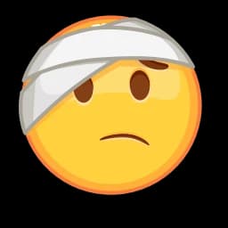 Эмодзи из набора Animated Emoji для Телеграм: Анимированные 🤕