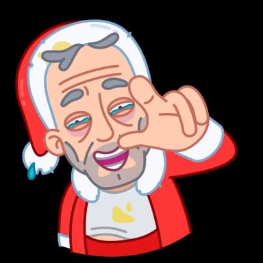 Набор эмодзи Bad Santa @Emoji_Statuses для Телеграм: Анимированные
