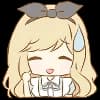 Эмодзи из набора Alice Emoji :: @line_stickers для Телеграм: Статические 😅