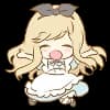 Эмодзи из набора Alice Emoji :: @line_stickers для Телеграм: Статические 🙌