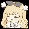 Эмодзи из набора Alice Emoji :: @line_stickers для Телеграм: Статические 😤