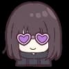 Эмодзи из набора Menhera-chan. Emoji :: @line_stickers для Телеграм: Статические 😎