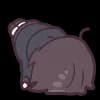 Эмодзи из набора Menhera-chan. Emoji :: @line_stickers для Телеграм: Статические 😶