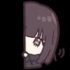 Эмодзи из набора Menhera-chan. Emoji :: @line_stickers для Телеграм: Статические 👀