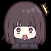 Эмодзи из набора Menhera-chan. Emoji :: @line_stickers для Телеграм: Статические 😳