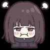 Эмодзи из набора Menhera-chan. Emoji :: @line_stickers для Телеграм: Статические 😡