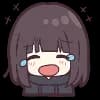 Эмодзи из набора Menhera-chan. Emoji :: @line_stickers для Телеграм: Статические 😂