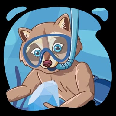 Стикер из набора Я люблю TON | @ilovetoncoin для Телеграм: Анимированные 😧