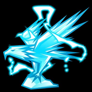 Стикер из набора Ice bird (стики by @Glistoperka) :: @fStikBot для Телеграм: Анимированные, Видео, Статические 🦅