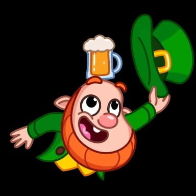 Стикерпак Leprechaun для Телеграм: Анимированные