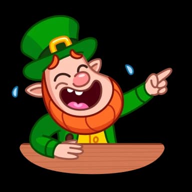 Стикер из набора Leprechaun для Телеграм: Анимированные 😂